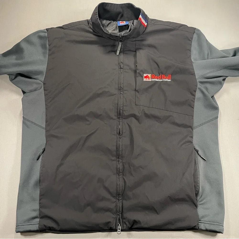 Red Bull Distribution Company Full Zip Windbreaker Jacket Shell - Mens 2XL